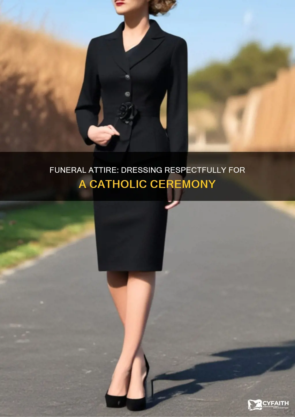 what to wear to a catholic funeral woman