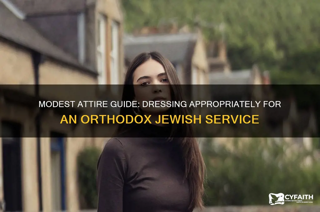 what to wear to an orthodox jewish service