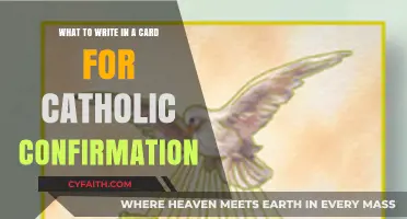 Thoughtful Catholic Confirmation Card Messages: Inspirational Words for the Occasion