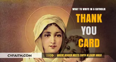Expressing Gratitude Faithfully: Crafting the Perfect Catholic Thank You Card