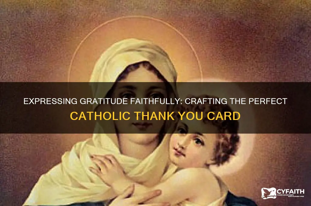 what to write in a catholic thank you card