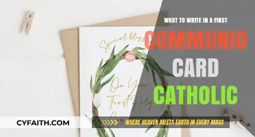 Thoughtful First Communion Card Messages: Catholic Blessings and Encouragement