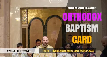 Greek Orthodox Baptism Card Messages: Blessings, Prayers, and Traditions to Include