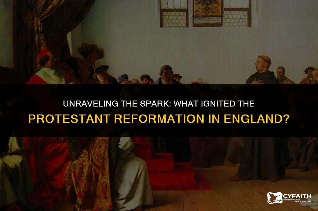 what triggered the protestant reformation in england