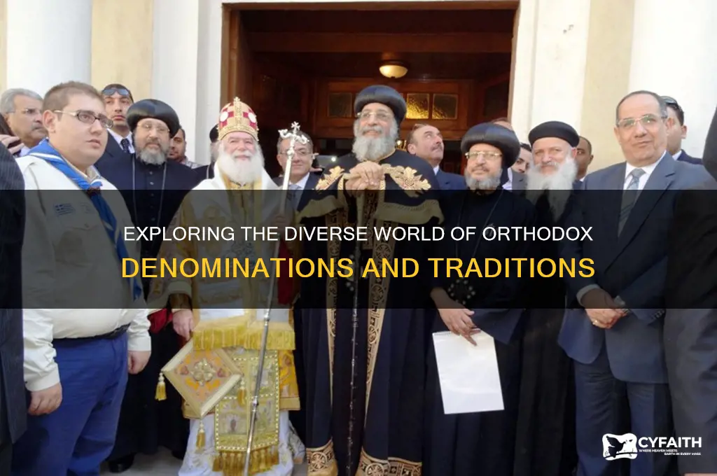 what type of orthodox denominations are there