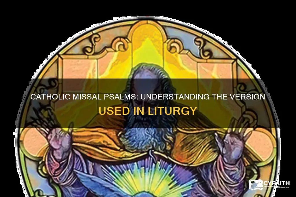 what version of the psalms is used in catholic missal