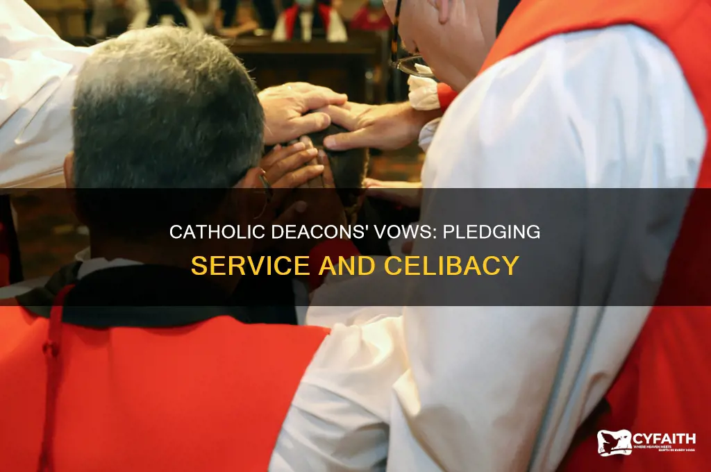 what vows do catholic deacons take