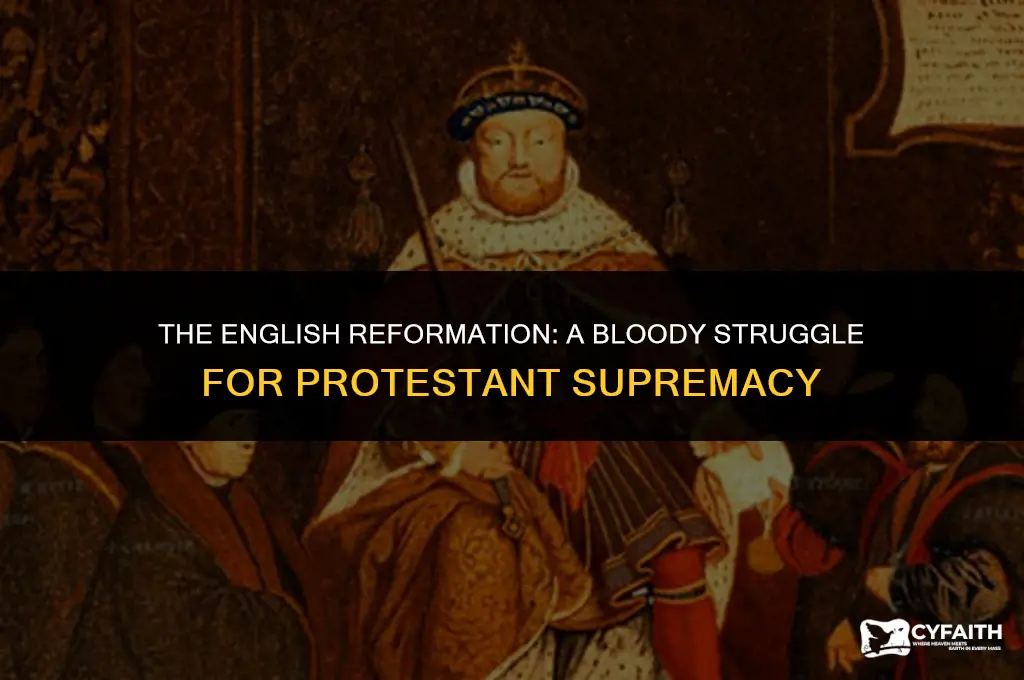 what war did england fight to become protestant