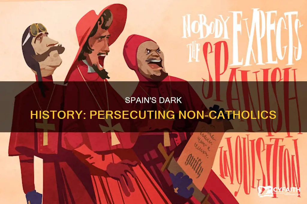 what was done to non catholics in spain