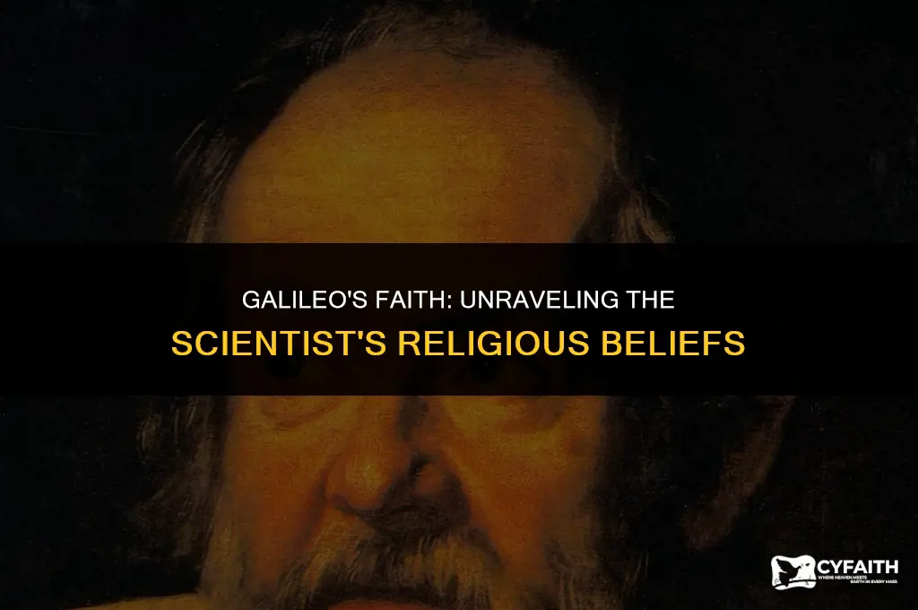what was galileo a protestant or catholic