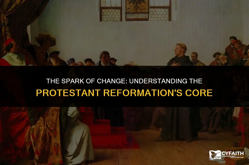 what was the basis of the protestant reformation