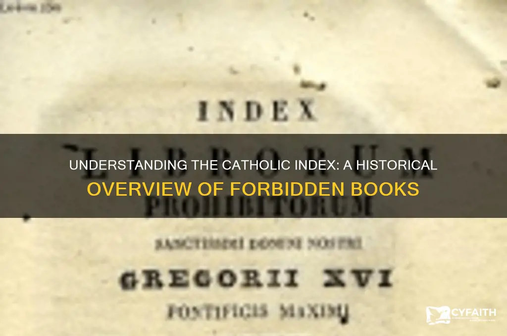 what was the catholic index