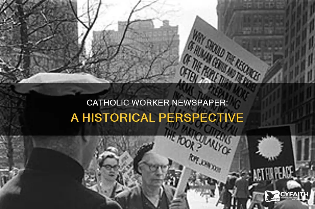 what was the catholic worker newspaper