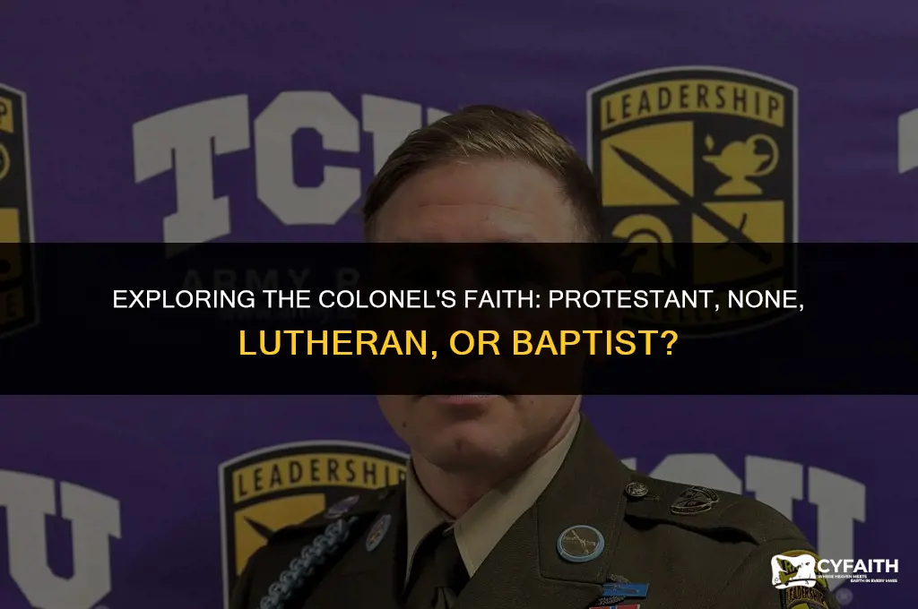 what was the colonel