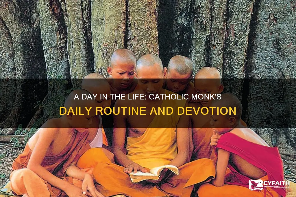 what was the daily life of a catholic monk