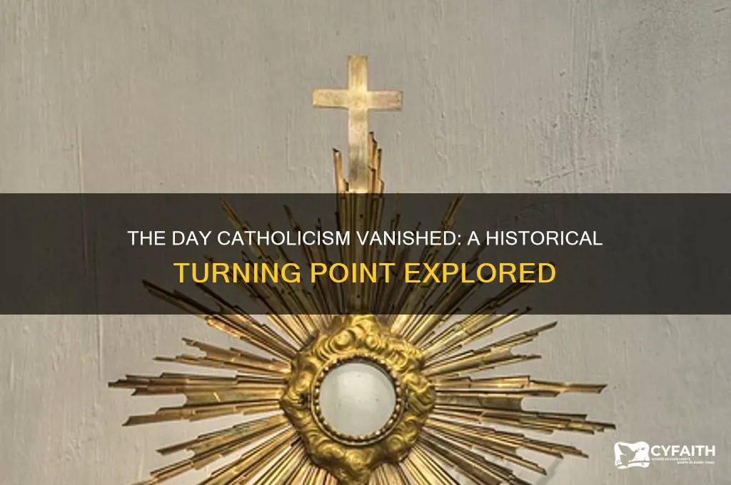 what was the date there were no more catholics left