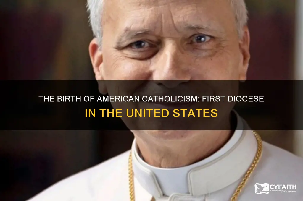 what was the first catholic diocese in the united states