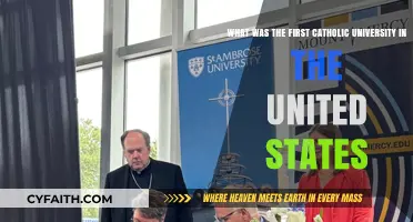 The Birth of Catholic Higher Education: America's First Catholic University
