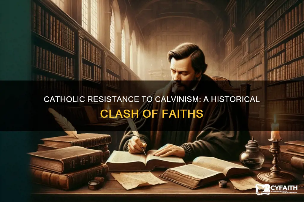 what was the reaction of the catholics to calvinism