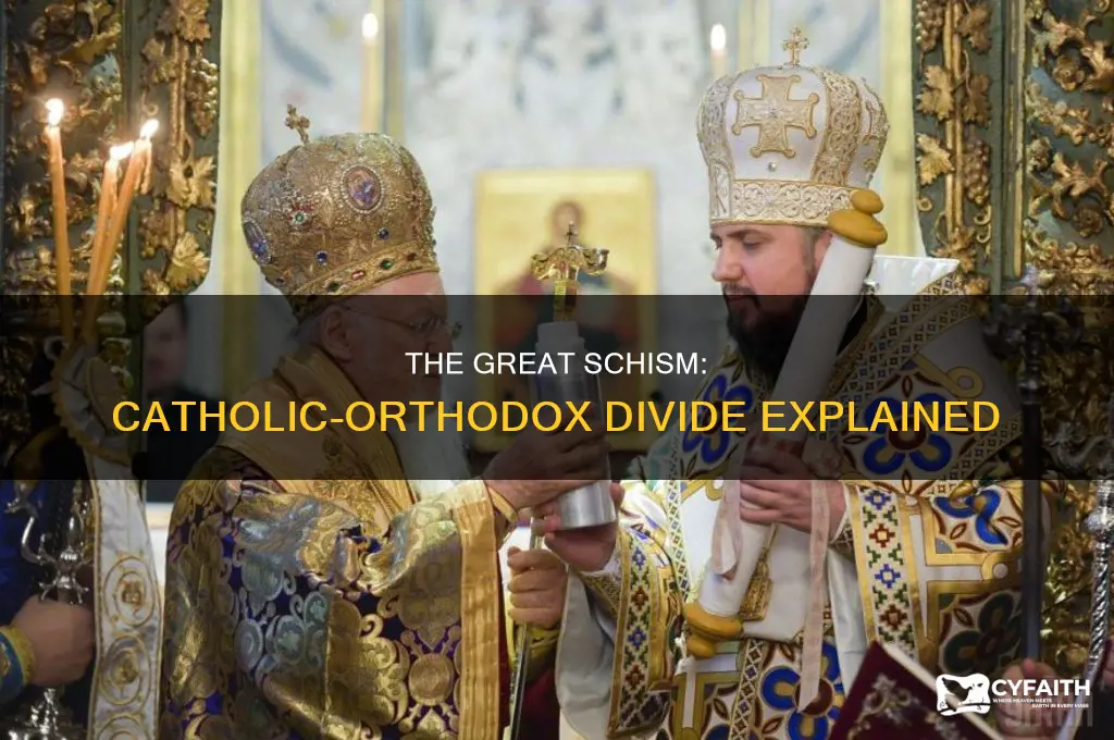 what was the schism between catholic and orthodox
