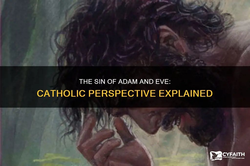 what was the sin of adam and eve catholic