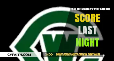 Sparta vs West Catholic: Last Night's Score and Highlights