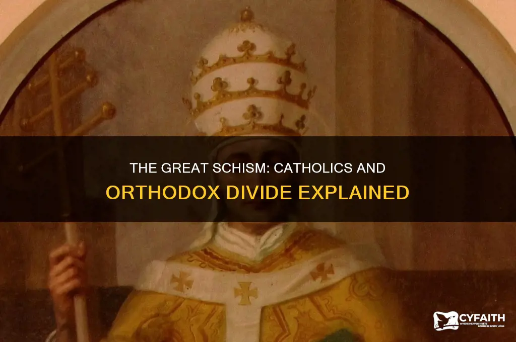 what was the split between catholics and orthodox called