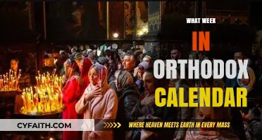 Understanding the Orthodox Calendar: Which Week Are We In?