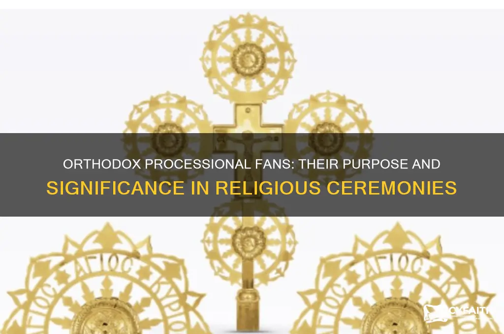what were orthodox processional fans used for