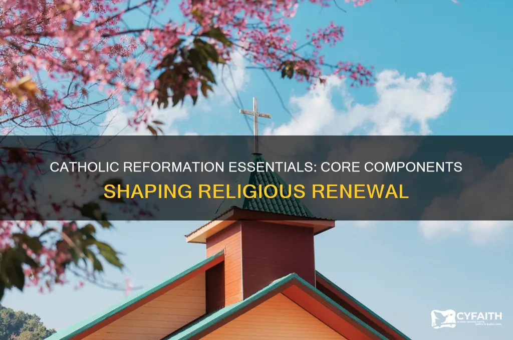 what were the basic components of the catholic reformation