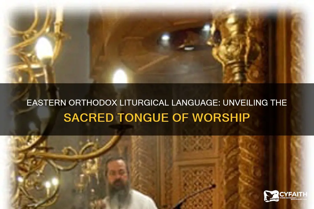 what were the eastern orthodox religious services conducted in