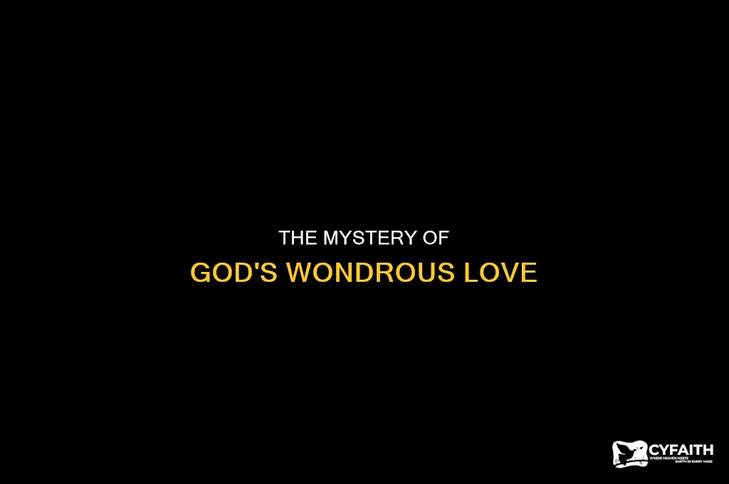 what wondrous love is this catholic