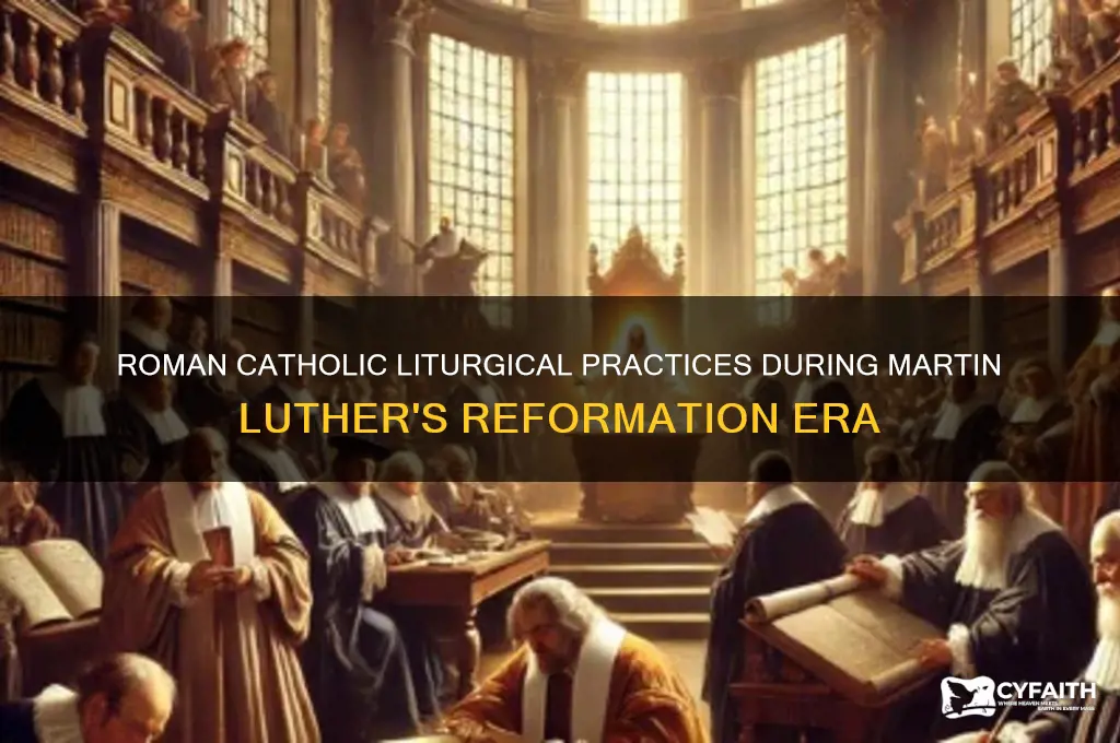 what works did romans catholics use during martin luther days