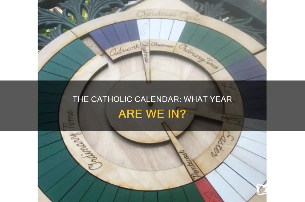 what year are we in catholic calendar
