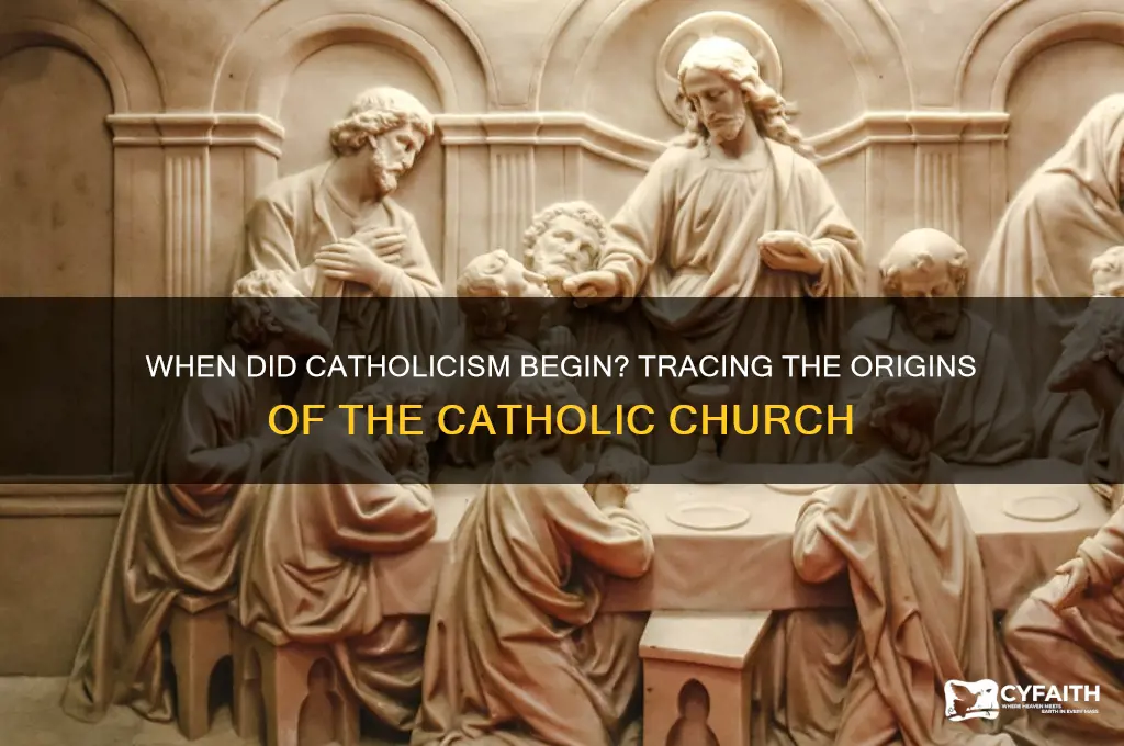 what year catholic started