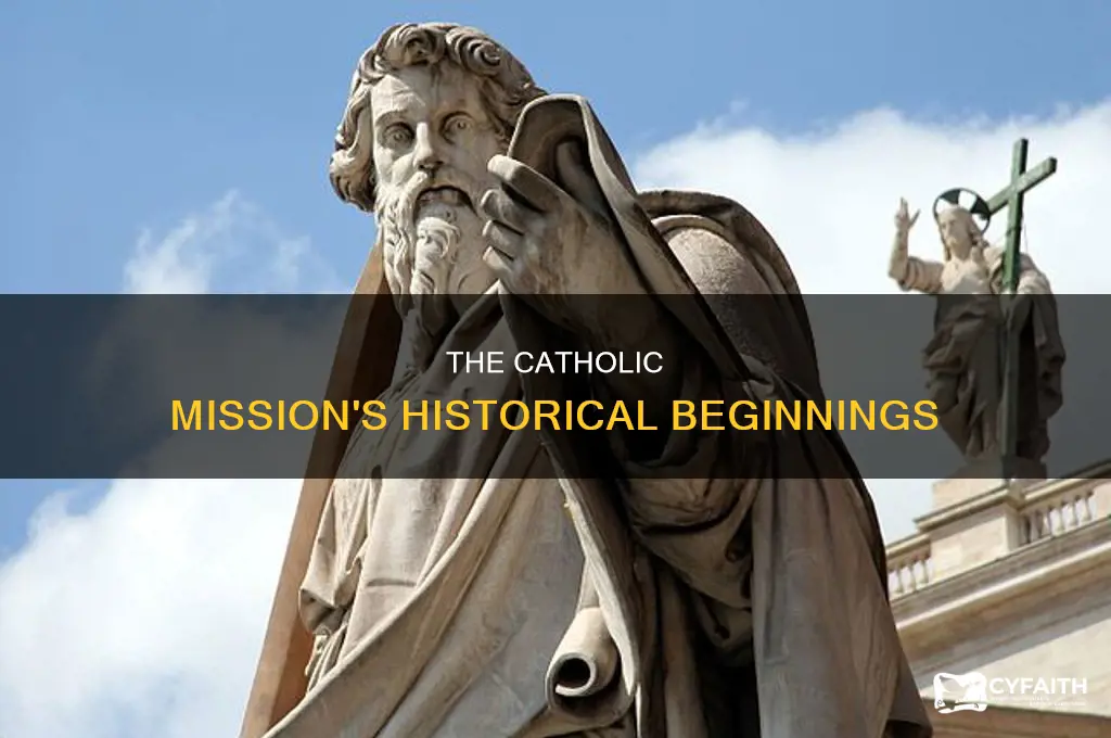 what year did catholic mission start