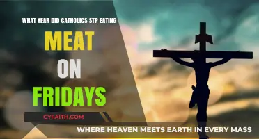 When Catholics Ended Friday Meat Abstinence: A Historical Shift