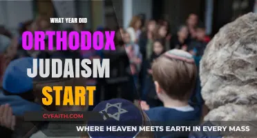 Origins of Orthodox Judaism: Tracing Its Historical Beginnings and Evolution
