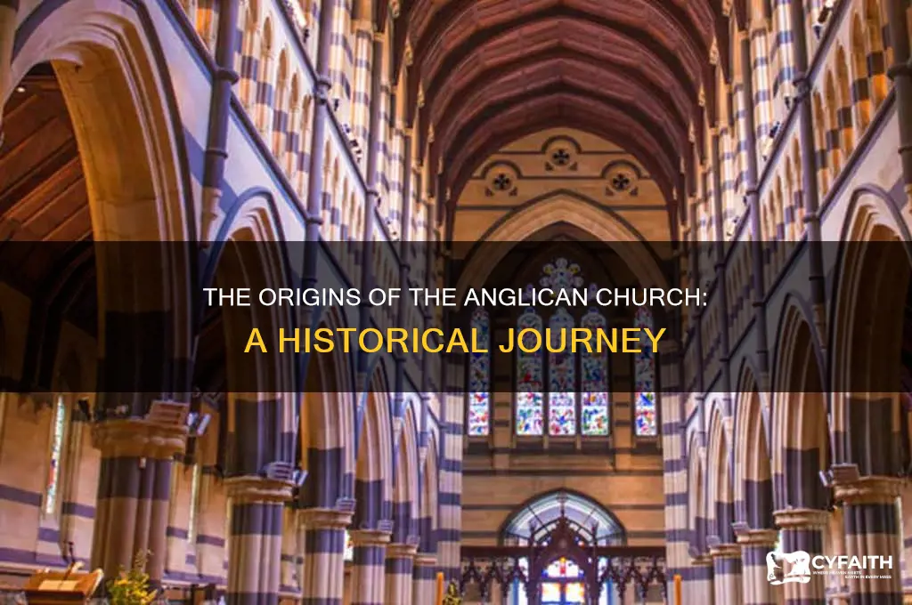 what year did the anglican church start