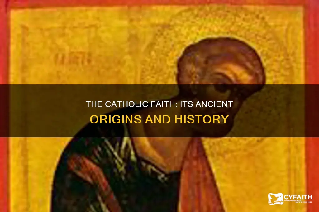 what year did the catholic faith begin