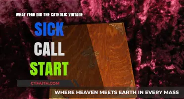 Catholic Vintage Sick Call Origins: Tracing the Year It Began