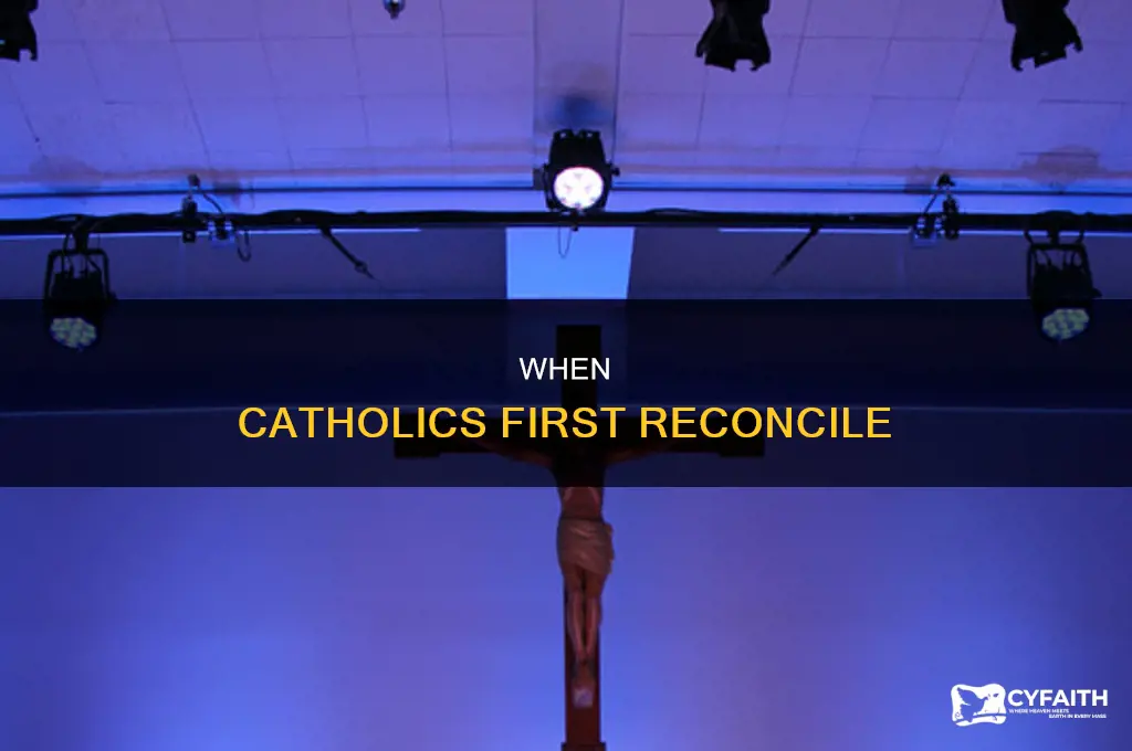 what year do catholics have first reconcilliation