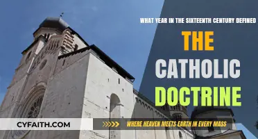 The Year That Shaped Catholic Doctrine in the 1500s