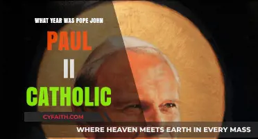 The Year Pope John Paul II Became Catholic