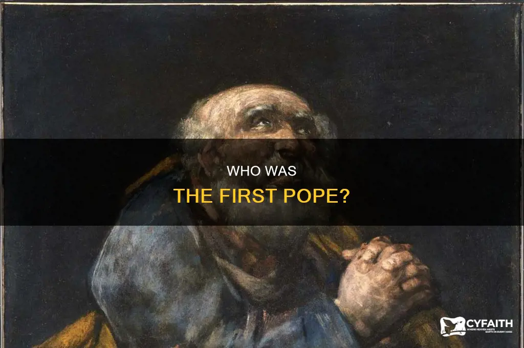 what year was the first catholic pope
