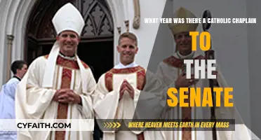 When Did the U.S. Senate Appoint Its First Catholic Chaplain?