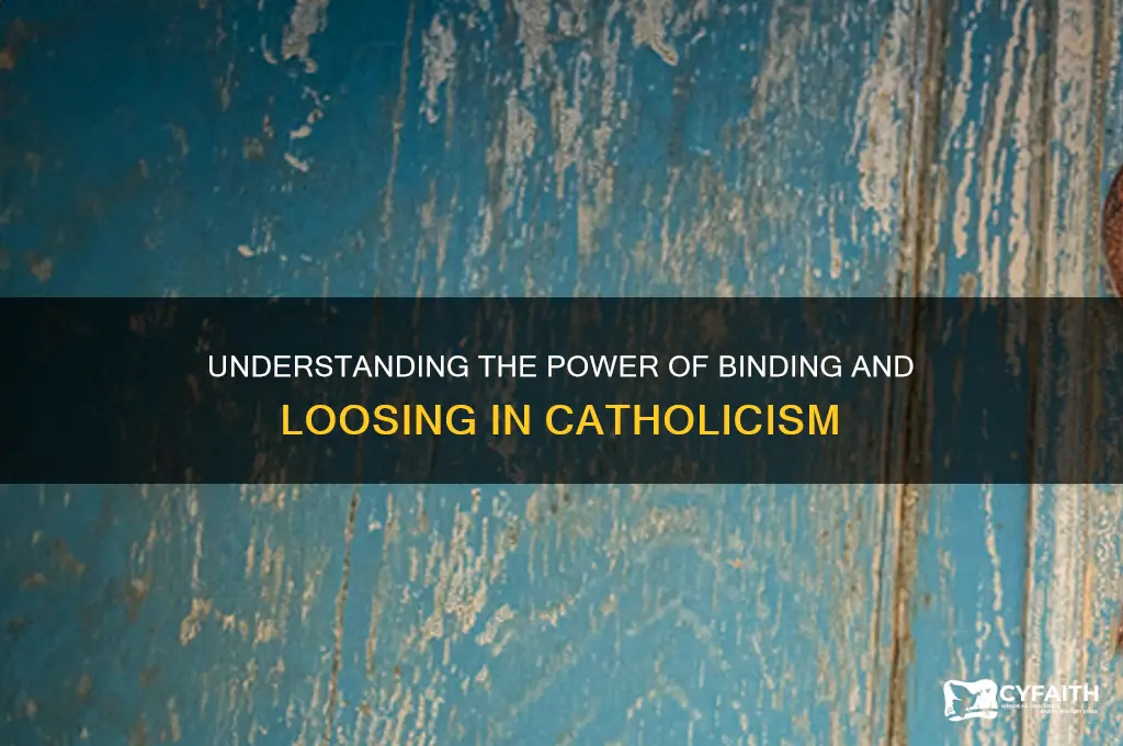 what you bind on earth catholic