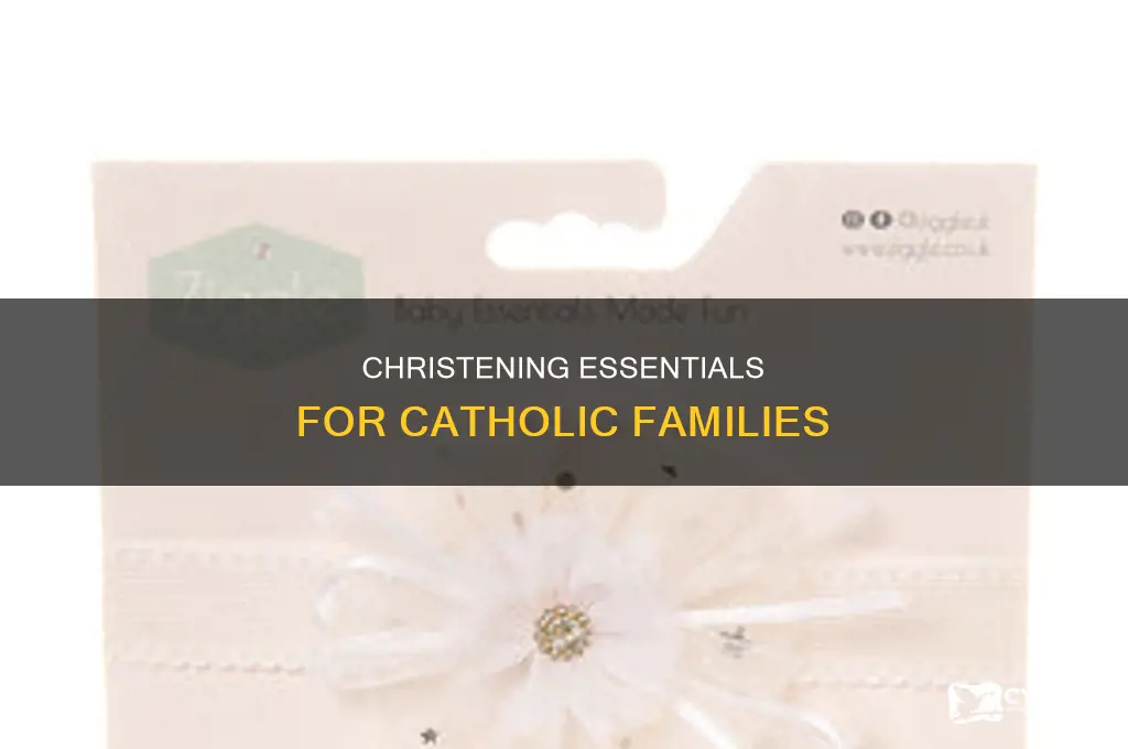what you need for catholic christening