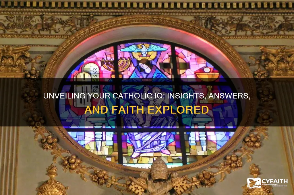 what your catholic iq answers