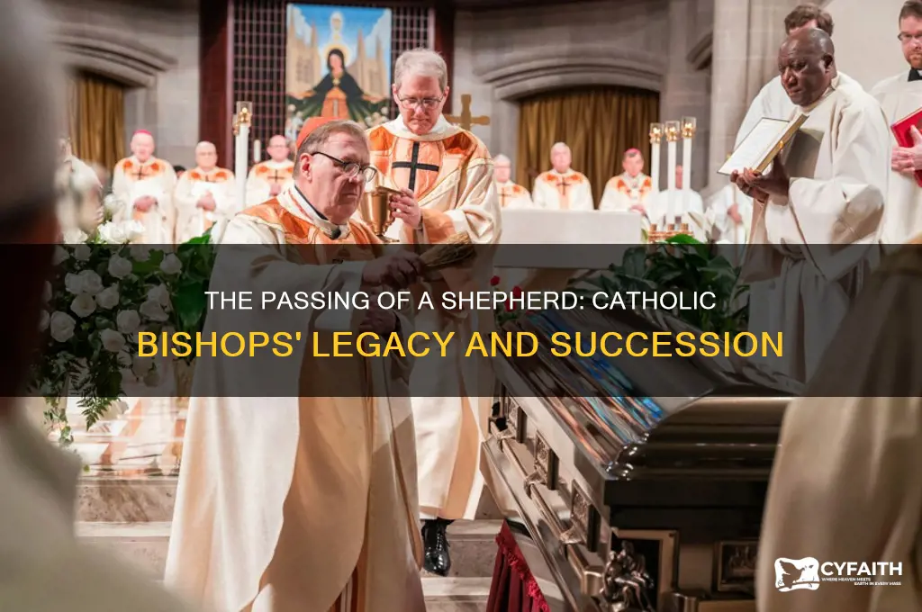 when a catholic bishop dies